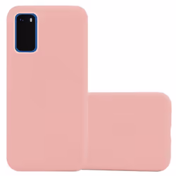 Cadorabo Case for Samsung Galaxy S20 Cover Protection TPU Silicone Gel Back case - CANDY ROSA, Samsung Galaxy S20