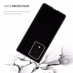 Cadorabo Case for Samsung Galaxy S20 ULTRA Cover Transparent Protection TPU Silicone Gel - SCHWARZ, Samsung Galaxy S20 ULTRA