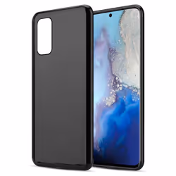 Cadorabo Case for Samsung Galaxy S20 Cover Transparent Protection TPU Silicone Gel - SCHWARZ, Samsung Galaxy S20