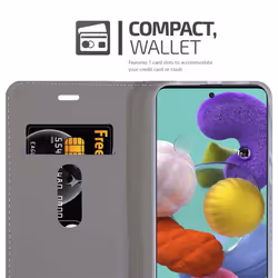 Cadorabo Case for Samsung Galaxy A51 4G / M40s Cover Book Wallet Protection PU Leather Flip Magnetic Etui