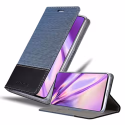 Cadorabo Case for Samsung Galaxy A71 4G Cover Book Wallet Protection PU Leather Flip Magnetic Etui - DUNKEL BLAU SCHWARZ, Sam ...
