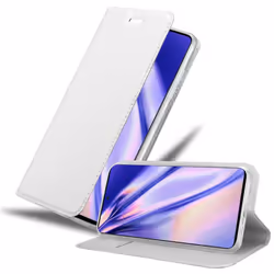 Cadorabo Case for Samsung Galaxy A51 4G / M40s Cover Book Wallet Protection PU Leather Flip Magnetic Etui - CLASSY SILBER, Sa ...