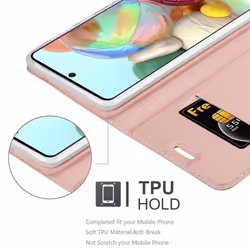 Cadorabo Case for Samsung Galaxy A71 4G Cover Book Wallet Protection PU Leather Flip Magnetic Etui