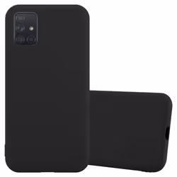 Cadorabo Case for Samsung Galaxy A51 4G / M40s Cover Protection TPU Silicone Gel Back case - CANDY SCHWARZ, Samsung Galaxy A5 ...