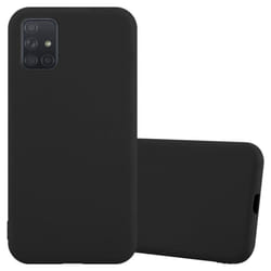 Cadorabo Case for Samsung Galaxy A51 4G / M40s Cover Protection TPU Silicone Gel Back case - CANDY SCHWARZ, Samsung Galaxy A51