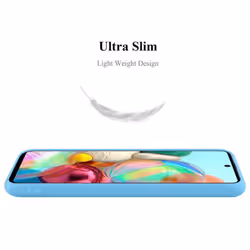 Cadorabo Case for Samsung Galaxy A71 4G Cover Protection TPU Silicone Gel Back case - CANDY BLAU, Samsung Galaxy A71