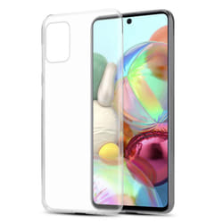 Cadorabo Case for Samsung Galaxy A71 Cover Transparent Protection TPU Silicone Gel - VOLL TRANSPARENT, Samsung Galaxy A71