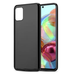 Cadorabo Case for Samsung Galaxy A71 Cover Transparent Protection TPU Silicone Gel - SCHWARZ, Samsung Galaxy A71