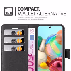 Cadorabo Case for Samsung Galaxy A51 4G / M40s Cover Book Wallet Protection PU Leather Etui magnetic closure card slot