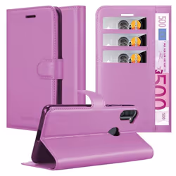 Cadorabo Case for Samsung Galaxy A11 / M11 Cover Book Wallet Protection PU Leather Magnetic Etui - PASTEL PURPLE