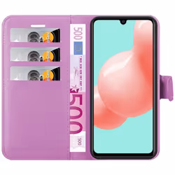 Cadorabo Case for Samsung Galaxy A41 Cover Book Wallet Protection PU Leather Magnetic Etui - PASTEL PURPLE