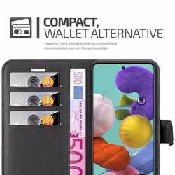 Cadorabo Case for Samsung Galaxy A51 5G Cover Book Wallet Protection PU Leather Etui magnetic closure card slot