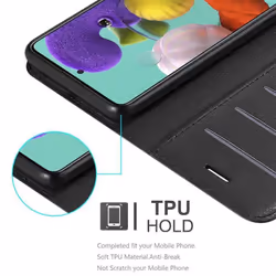 Cadorabo Case for Samsung Galaxy A51 5G Cover Book Wallet Protection PU Leather Etui magnetic closure card slot