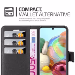 Cadorabo Case for Samsung Galaxy A71 5G Cover Book Wallet Protection PU Leather Etui magnetic closure card slot