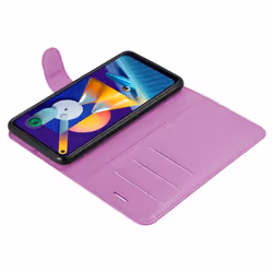Cadorabo Case for Samsung Galaxy A11 / M11 Cover Book Wallet Protection PU Leather Magnetic Etui - PASTEL PURPLE
