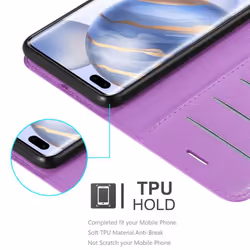 Cadorabo Case for Honor 30 PRO Cover Book Wallet Protection PU Leather Magnetic Etui - PASTEL PURPLE
