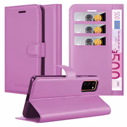 Cadorabo Case for Honor View 30 Cover Book Wallet Protection PU Leather Magnetic Etui - PASTEL PURPLE