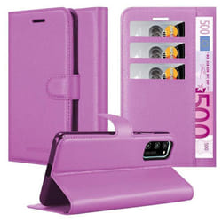 Cadorabo Case for Honor View 30 PRO Cover Book Wallet Protection PU Leather Magnetic Etui - PASTEL PURPLE