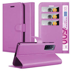 Cadorabo Case for Huawei NOVA 7 5G Cover Book Wallet Protection PU Leather Magnetic Etui - PASTEL PURPLE