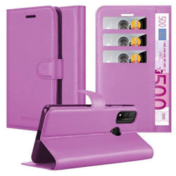 Cadorabo Case for Huawei P SMART 2020 Cover Book Wallet Protection PU Leather Magnetic Etui - PASTEL PURPLE