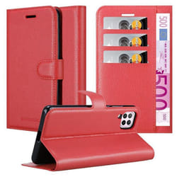 Cadorabo Case for Huawei NOVA 6 SE / P40 LITE / NOVA 7i Cover Book Wallet Protection PU Leather Magnetic Etui - CANDY APPLE RED