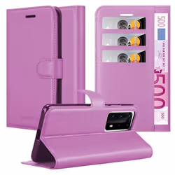 Cadorabo Case for Huawei P40 PRO / P40 PRO+ Cover Book Wallet Protection PU Leather Magnetic Etui - PASTEL PURPLE