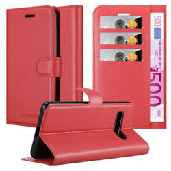 Cadorabo DE-144567 mobile phone case 17.3 cm (6.8") Flip case Red