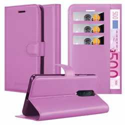 Cadorabo Case for OnePlus 8 Cover Book Wallet Protection PU Leather Magnetic Etui - PASTEL PURPLE