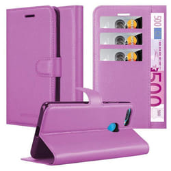 Cadorabo Case for Oppo A12 Cover Book Wallet Protection PU Leather Magnetic Etui - PASTEL PURPLE