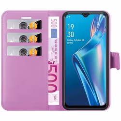 Cadorabo Case for Oppo A12 Cover Book Wallet Protection PU Leather Magnetic Etui - PASTEL PURPLE