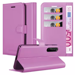 Cadorabo Case for Sony Xperia 1 II Cover Book Wallet Protection PU Leather Magnetic Etui - PASTEL PURPLE