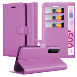 Cadorabo Case for Sony Xperia 1 II Cover Book Wallet Protection PU Leather Magnetic Etui - PASTEL PURPLE