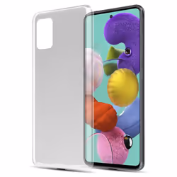 Cadorabo Case for Samsung Galaxy A51 5G Cover Transparent Protection TPU Silicone Gel - VOLL TRANSPARENT, Samsung Galaxy A51  ...