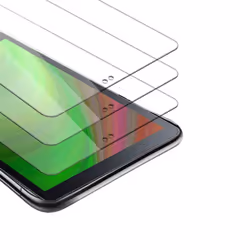 Cadorabo 3x Tempered Glass for Samsung Galaxy Tab A(10.5") Protection Film 3D Touch for 9H Hardness Bulletproof Display Saver