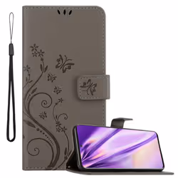 Cadorabo Flower Case for Samsung Galaxy S20 PLUS Cover Book Wallet Protection PU Leather Flip Etui magnetic closure