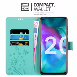Cadorabo DE-146800 mobile phone case 15.9 cm (6.26") Flip case Turquoise