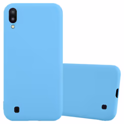 Cadorabo Case for Samsung Galaxy A10 / M10 Cover Protection TPU Silicone Gel Back case - CANDY BLAU, Samsung Galaxy M10