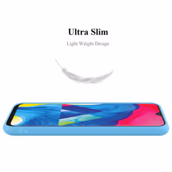 Cadorabo Case for Samsung Galaxy A10 / M10 Cover Protection TPU Silicone Gel Back case - CANDY BLAU, Samsung Galaxy M10