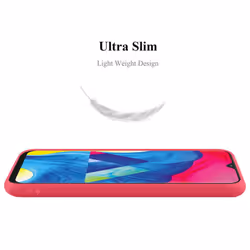 Cadorabo Case for Samsung Galaxy A10 / M10 Cover Protection TPU Silicone Gel Back case - CANDY ROT, Samsung Galaxy M10