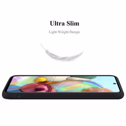 Cadorabo Case for Samsung Galaxy A71 5G Cover Protection TPU Silicone Gel Back case - CANDY SCHWARZ, Samsung Galaxy A71 5G