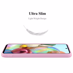 Cadorabo Case for Samsung Galaxy A71 5G Cover Protection TPU Silicone Gel Back case - CANDY ROSA, Samsung Galaxy A71 5G