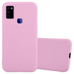 Cadorabo Case for Samsung Galaxy M51 US Version Cover Protection TPU Silicone Gel Back case - CANDY ROSA, Samsung Galaxy M51