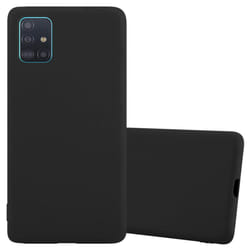 Cadorabo Case for Samsung Galaxy A51 5G Cover Protection TPU Silicone Gel Back case - CANDY SCHWARZ, Samsung Galaxy A51 5G