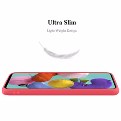 Cadorabo Case for Samsung Galaxy A51 5G Cover Protection TPU Silicone Gel Back case - CANDY ROT, Samsung Galaxy A51 5G