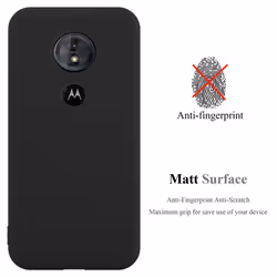 Cadorabo Case for Motorola MOTO E5 / G6 PLAY Cover Protection TPU Silicone Gel Back case - CANDY SCHWARZ, Motorola Moto E5  /  G6 Play