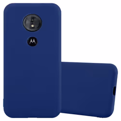 Cadorabo Case for Motorola MOTO E5 / G6 PLAY Cover Protection TPU Silicone Gel Back case - CANDY DUNKEL BLAU, Motorola Moto E ...