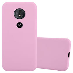 Cadorabo Case for Motorola MOTO E5 / G6 PLAY Cover Protection TPU Silicone Gel Back case - CANDY ROSA, Motorola Moto E5  /  G6 Play