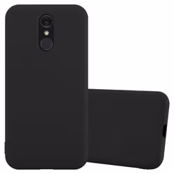 Cadorabo Case for LG Q7 / Q7a / Q7+ Cover Protection TPU Silicone Gel Back case - CANDY SCHWARZ, LG Q7