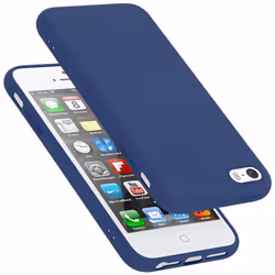 Cadorabo Case for Apple iPhone 5 / 5S / SE 2016 Cover Protection TPU Silicone Gel - LIQUID BLAU, Apple iPhone 5