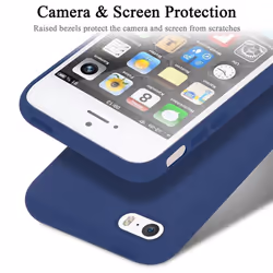Cadorabo Case for Apple iPhone 5 / 5S / SE 2016 Cover Protection TPU Silicone Gel - LIQUID BLAU, Apple iPhone 5